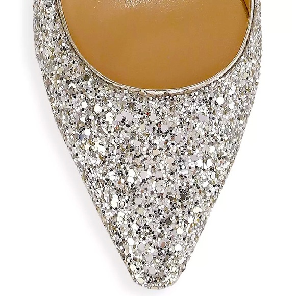 Jimmy Choo Romy Glitter Pumps silver size 9 with box no damage ⭐️⭐️⭐️⭐️ - Picture 17 of 17